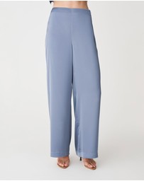 Forcast - Asma Satin Wide Leg Pants