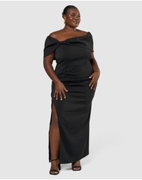 Pink Dusk by Curve Project - Damn Fine Maxi Dress
