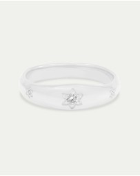 By Charlotte - Silver Align Your Soul Ring