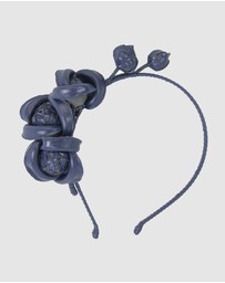 Max Alexander - Leather Flowers Headband