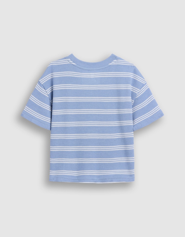 GAP - SS Boxy Waffle Tee - Babies-Kids