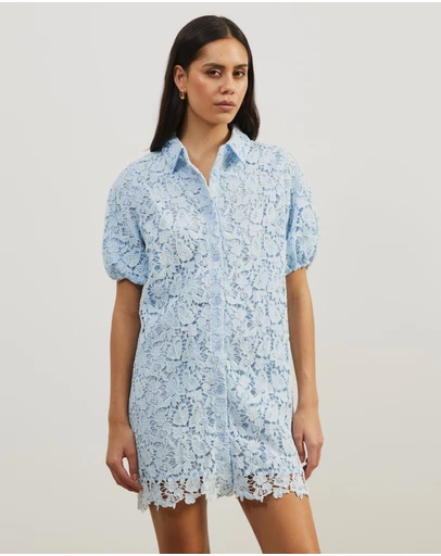 Atmos&Here - Rio Broderie Shirt Dress