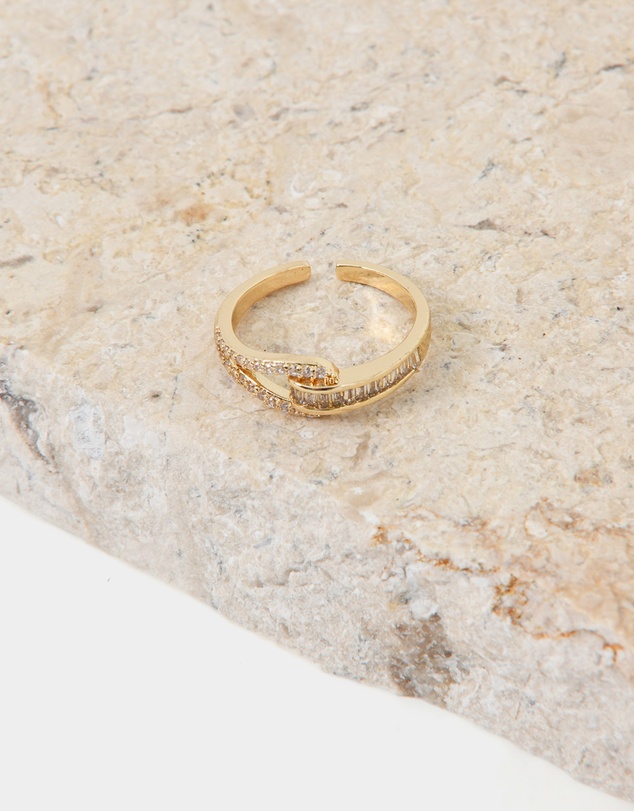 Forcast - Kaily 16k Gold Plated Brass Ring