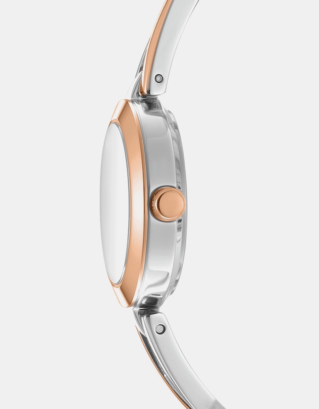 DKNY - Half Bangle Rose Two-Tone 26mm Womens Watch