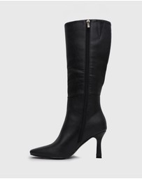 Betts - Maverik Square Toe Stiletto Knee Boots