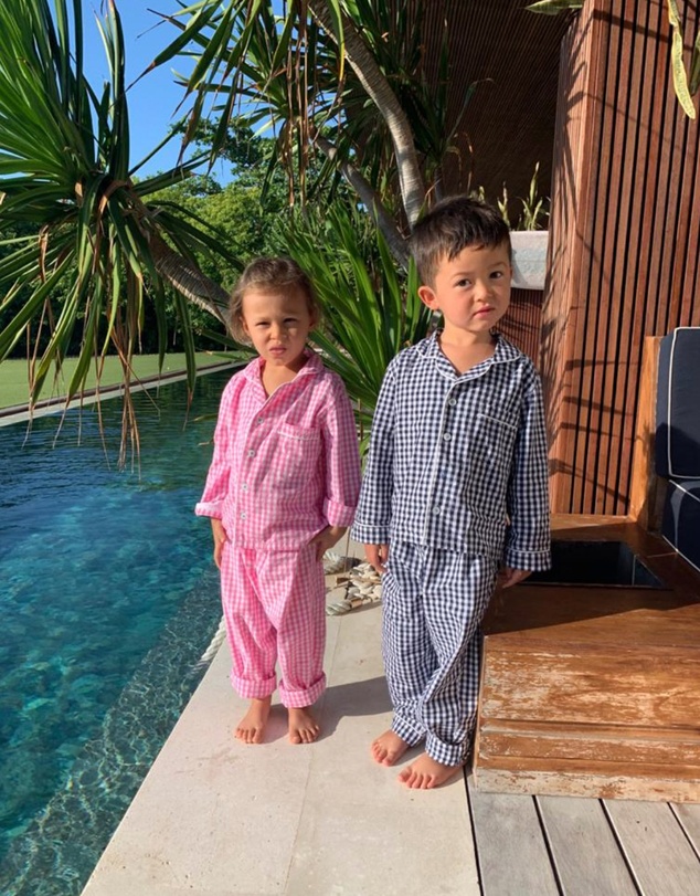 Sant And Abel - Kids Hepburn Gingham Pink PJ Set