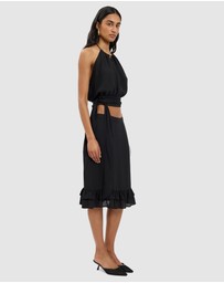 With Harper Lu - Draped Halter Top