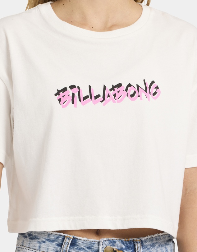 Billabong Kids - Girls 6 to 16 Say My Name Oversized T-Shirt