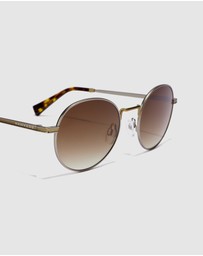 Hawkers Co - HAWKERS - Gold Havana MOMA Sunglasses for Men and Women UV400