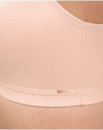 Royce Lingerie - Mia Crossover Organic Cotton Lounge & Sleep Bra