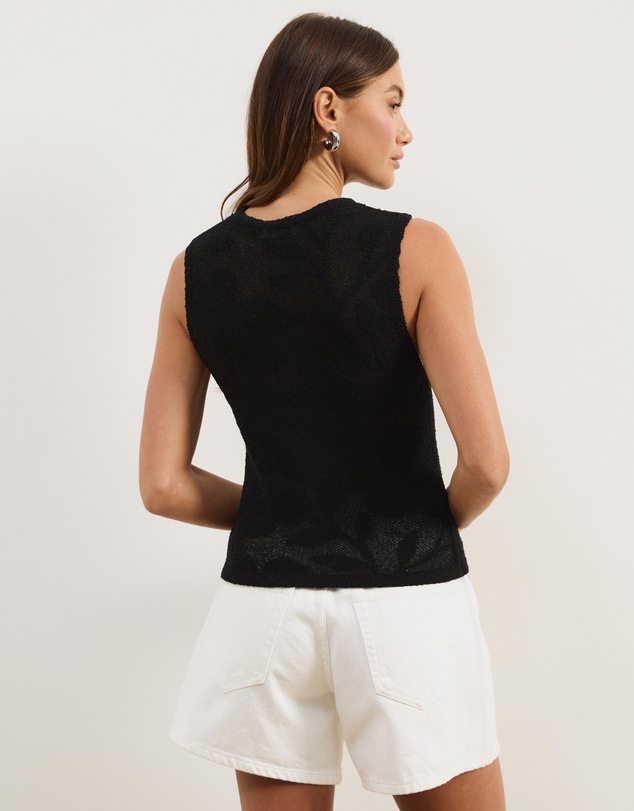 Atmos&Here - Intarsia Knit Tank