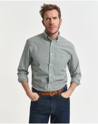 Gant - Regular Fit Striped Poplin Shirt