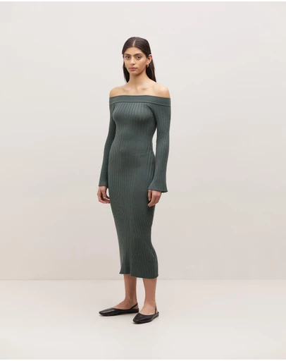 Minima Esenciales - Willow Merino Wool Knit Dress