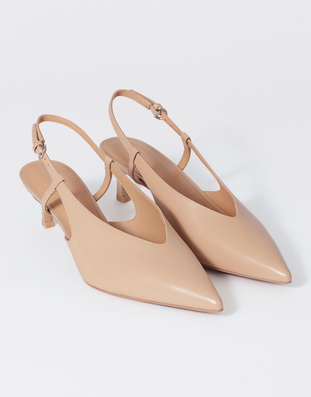 & Other Stories - Classic Leather Slingback Pumps