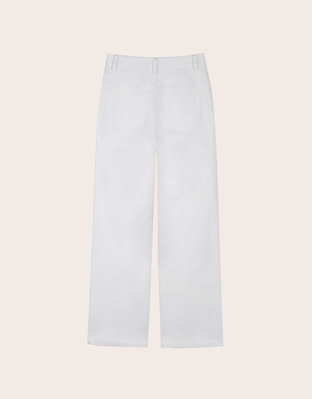 IDA+S - Eleanor White Wide Leg Jeans