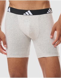 adidas Sportswear - 3 Pack Active Flex Cotton Boxer Brief Underwear