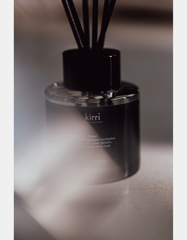 Kirri by Scent Australia Home - Coral Reed Diffuser 100ml Trio + Coral Reed Refill 100ml Trio