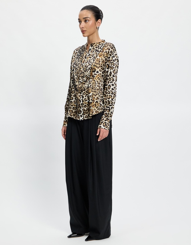 Lindsay Nicholas New York - Tuxedo Blouse
