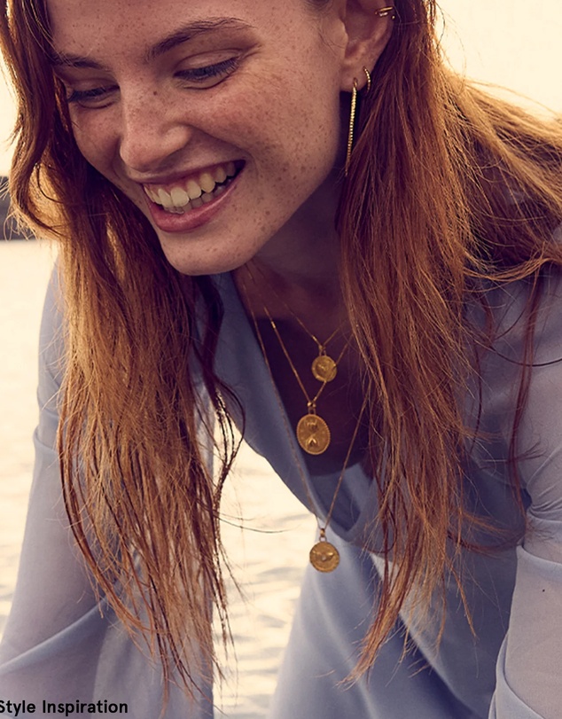 Rachel Jackson - Shimmering Sun Huggie Hoop Earrings Gold