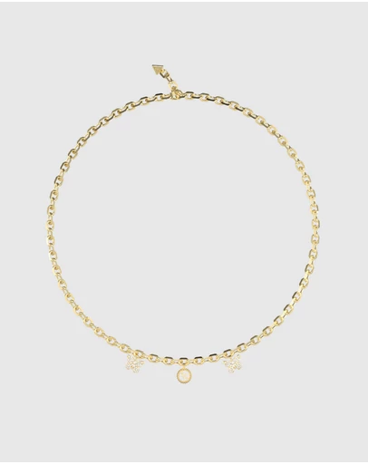 GUESS - Borboleta & 4G Charm Necklace