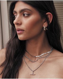 Arms Of Eve - Pip Silver Charm Earrings