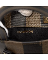 Pre-Loved by Azura Reborn - Pre-Loved Pequin Coated Canvas Logo Convertible Tote