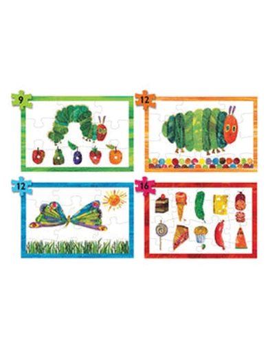 The Very Hungry Caterpillar - 4 In 1 Wooden Puzzle Box