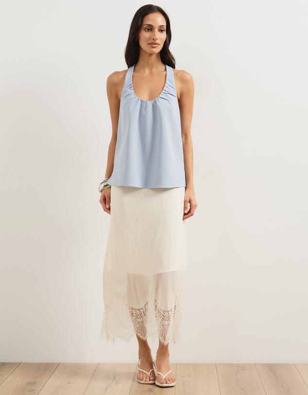 Atmos&Here - Faye Scoop Gathered Neck Tank