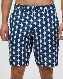 The Rocks Push - Blueys Swim Shorts Rays