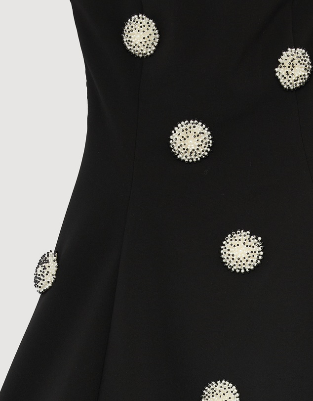 Revibe - Repaired BY JOHNNY. Priscilla Pearl Strapless Mini Dress - AU 8