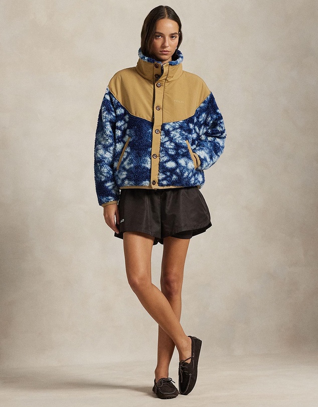 Polo Ralph Lauren - Tie-Dye Hybrid Fleece-Ripstop Jacket - The ICONIC Exclusive