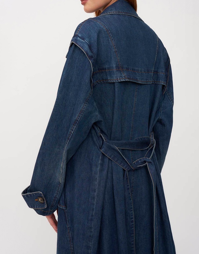 BY JOHNNY. - The Astrid Denim Trench