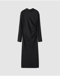 M.N.G - Ruched Midi Dress