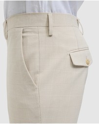 Politix - Prince Of Wales Check Tailored Suit Pant