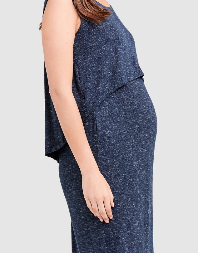 Ripe Maternity - Swing Back Maxi Nursing Dress