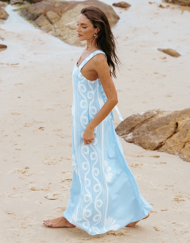Petal & Pup - Valeria Maxi Dress - Blue