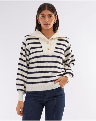 Striped Navy