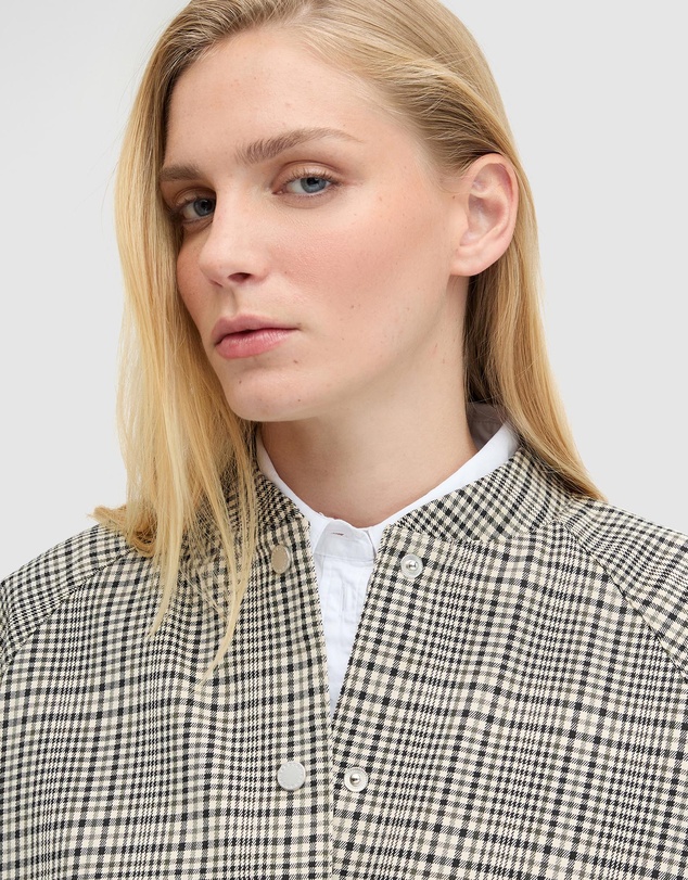 Barbour - Leyburn Check Showerproof Bomber Jacket