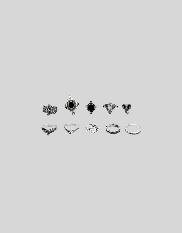 KAJA Clothing - Bacca Rings 10pcs
