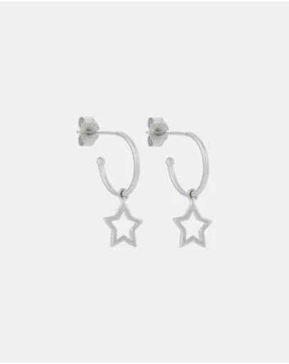 Karen Walker - Star Hoop Earrings