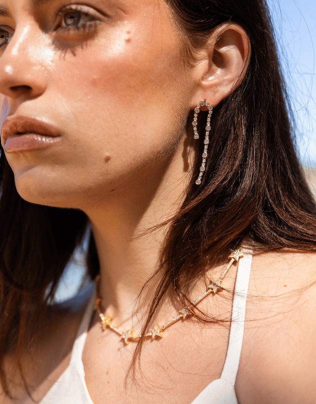 Chuchka - Venus Drip Stud - Gold