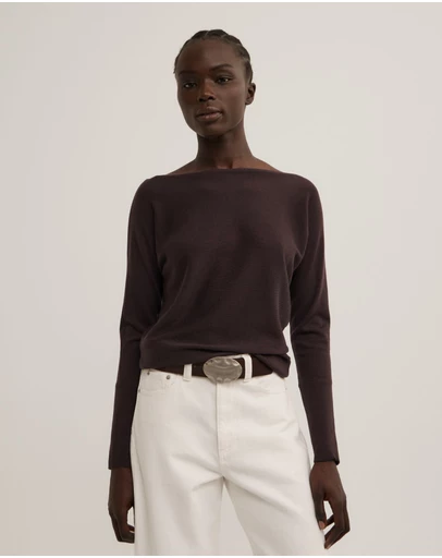 Witchery - Merino Boat Neck Knit