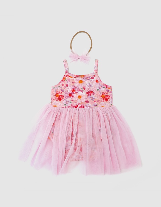 WITH LOVE FOR KIDS - Tutu Onesie & Headband Set - Babies