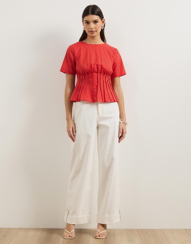 Atmos&Here - Maya Pin Tuck Top