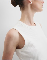 Country Road - Australian Cotton Blend Fitted Rib Tank