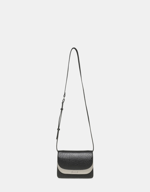 Steve Madden - BAllie Black/Gunmetal Crossbody Bag