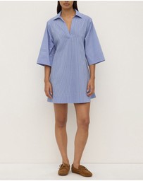 Assembly Label - Erina Stripe Mini Shirt Dress