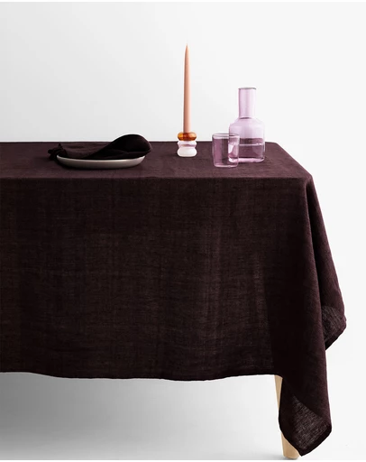Aura Home - Vintage Pure Linen Tablecloth