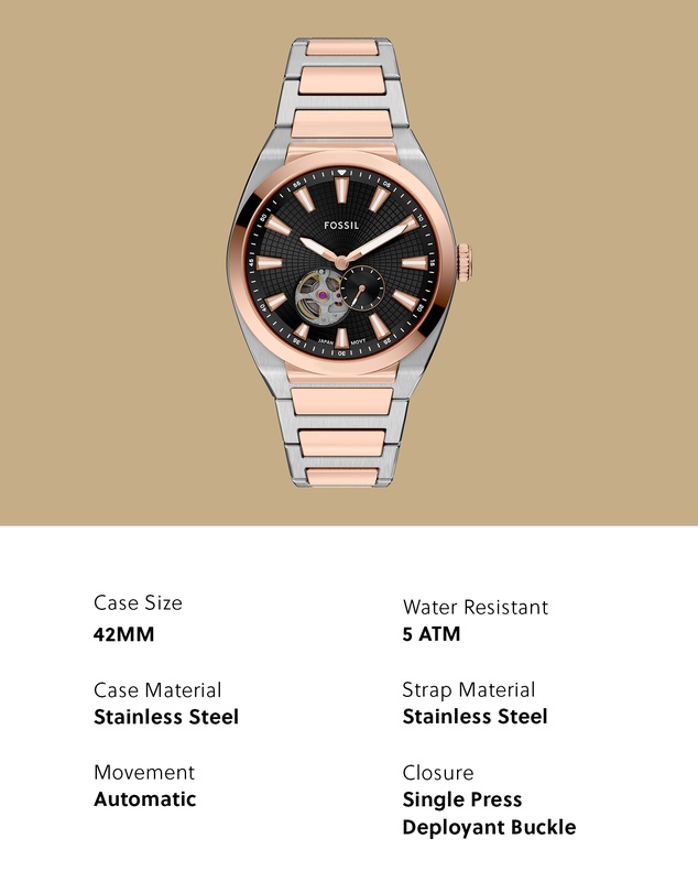 Fossil - Everett Two Tone Analogue Watch