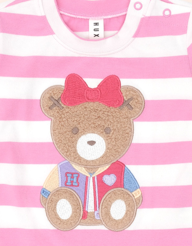 Huxbaby - Varsity Huxette Stripe Top - Babies-Kids